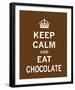 Keep Calm and Eat Chocolate-The Vintage Collection-Framed Giclee Print