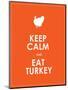 Keep Calm and Eat Turkey Background-place4design-Mounted Art Print