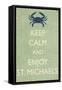 Keep Calm and Enjoy St. Michaels-Lantern Press-Framed Stretched Canvas