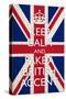 Keep Calm and Fake a British Accent-null-Stretched Canvas