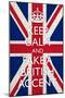 Keep Calm and Fake a British Accent-null-Mounted Poster