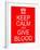 Keep Calm and Give Blood-mybaitshop-Framed Art Print