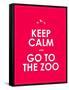 Keep Calm and Go to the Zoo Background-place4design-Framed Stretched Canvas