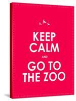 Keep Calm and Go to the Zoo Background-place4design-Stretched Canvas