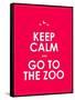 Keep Calm and Go to the Zoo Background-place4design-Framed Stretched Canvas
