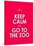 Keep Calm and Go to the Zoo Background-place4design-Stretched Canvas