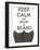 Keep Calm and Grow a Beard-BTRSELLER-Framed Art Print