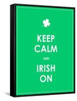 Keep Calm and Irish On-place4design-Framed Stretched Canvas