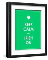 Keep Calm and Irish On-place4design-Framed Art Print