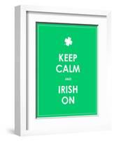 Keep Calm and Irish On-place4design-Framed Art Print