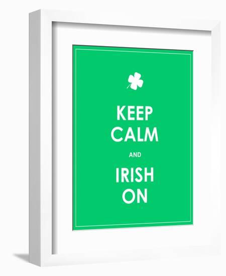 Keep Calm and Irish On-place4design-Framed Art Print