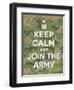 Keep Calm and Join the Army-Thomaspajot-Framed Art Print