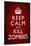 Keep Calm and Kill Zombies Humor Poster-null-Framed Poster