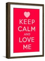 Keep Calm and Love Me-Thomaspajot-Framed Art Print