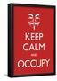 Keep Calm and Occupy Poster-null-Framed Poster