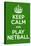 Keep Calm and Play Netball-Andrew S Hunt-Stretched Canvas