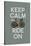 Keep Calm and Ride On-Lantern Press-Stretched Canvas