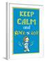 Keep Calm and Rock and Roll , Hand Drawn, Vector Background-naum-Framed Art Print