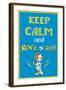 Keep Calm and Rock and Roll , Hand Drawn, Vector Background-naum-Framed Art Print
