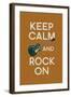 Keep Calm and Rock On-Lantern Press-Framed Art Print