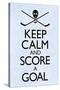 Keep Calm and Score a Goal Hockey-null-Stretched Canvas