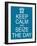 Keep Calm and Seize the Day-mybaitshop-Framed Art Print