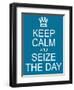 Keep Calm and Seize the Day-mybaitshop-Framed Art Print