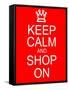 Keep Calm and Shop On-mybaitshop-Framed Stretched Canvas