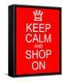 Keep Calm and Shop On-mybaitshop-Framed Stretched Canvas