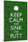 Keep Calm and Sink the Putt Golf Poster-null-Mounted Poster