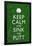 Keep Calm and Sink the Putt Golf-null-Framed Masterprint