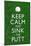 Keep Calm and Sink the Putt Golf-null-Mounted Poster