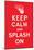 Keep Calm and Splash On (Red)-null-Mounted Poster