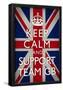 Keep Calm and Support Team GB Sports Poster-null-Framed Poster