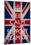 Keep Calm and Support Team GB Sports Poster-null-Mounted Poster