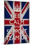 Keep Calm and Support Team GB Sports Poster-null-Mounted Poster