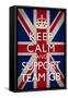 Keep Calm and Support Team GB Sports-null-Framed Stretched Canvas