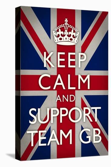 Keep Calm and Support Team GB Sports-null-Stretched Canvas