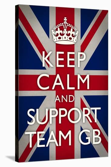 Keep Calm and Support Team GB Sports-null-Stretched Canvas