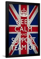 Keep Calm and Support Team GB Sports-null-Framed Poster