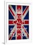 Keep Calm and Support Team GB Sports-null-Framed Art Print