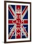 Keep Calm and Support Team GB Sports-null-Framed Art Print