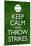 Keep Calm and Throw Strikes Baseball-null-Mounted Poster