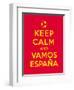 Keep Calm and Vamos Espana-Thomaspajot-Framed Art Print