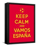 Keep Calm and Vamos Espana-Thomaspajot-Framed Stretched Canvas