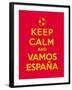 Keep Calm and Vamos Espana-Thomaspajot-Framed Art Print