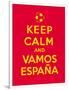 Keep Calm and Vamos Espana-Thomaspajot-Framed Art Print