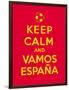 Keep Calm and Vamos Espana-Thomaspajot-Framed Art Print