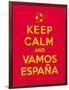 Keep Calm and Vamos Espana-Thomaspajot-Framed Art Print