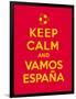 Keep Calm and Vamos Espana-Thomaspajot-Framed Art Print